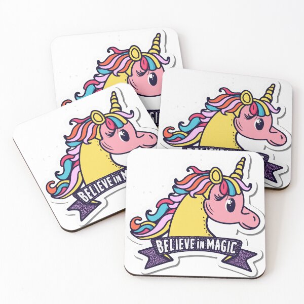 Item preview, Believe in Magic Unicorn Fantasy Design designed and sold by NiftyWrx.