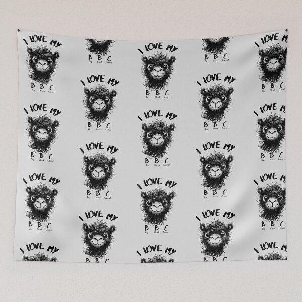 Item preview, I love my Big Black Camel BBC designed and sold by SillyShibas.