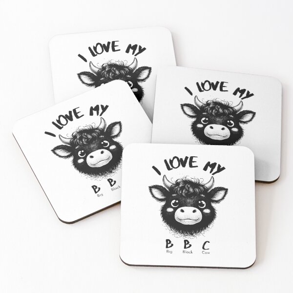 Item preview, I love my Big Black Cow BBC designed and sold by SillyShibas.