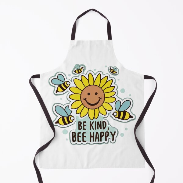 Item preview, Be Kind, Bee Happy - Sunflower & Bees Cheerful Design designed and sold by NiftyWrx.