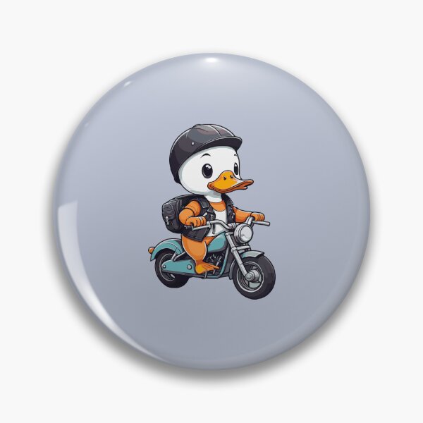 Item preview, Cute duck bike rider designed and sold by Atlantico54.