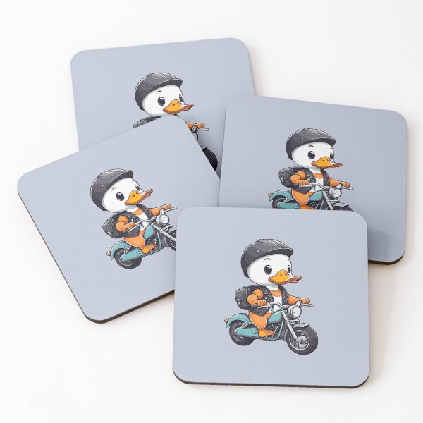 Item preview, Cute duck bike rider designed and sold by Atlantico54.