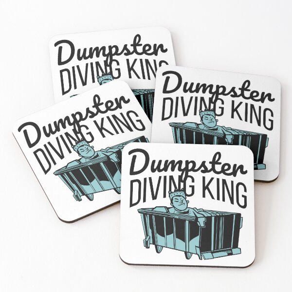 Item preview, Dumpster Diving King: Urban Explorer Art for Thrill Seekers & Adventure Lovers designed and sold by TurtleDojo.