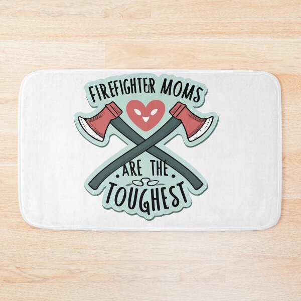 Item preview, Firefighter Moms Are the Toughest - Crossed Axes Heart designed and sold by NiftyWrx.