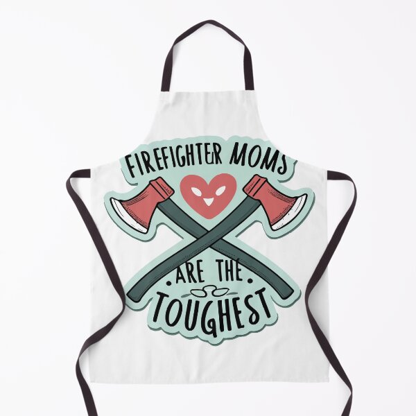 Item preview, Firefighter Moms Are the Toughest - Crossed Axes Heart designed and sold by NiftyWrx.
