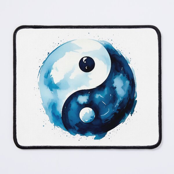 Item preview, Yin Yang Watercolor Harmony: A Vibrant Flow of Balance designed and sold by H Jonas.