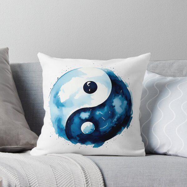 Item preview, Yin Yang Watercolor Harmony: A Vibrant Flow of Balance designed and sold by H Jonas.