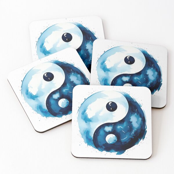 Item preview, Yin Yang Watercolor Harmony: A Vibrant Flow of Balance designed and sold by H Jonas.