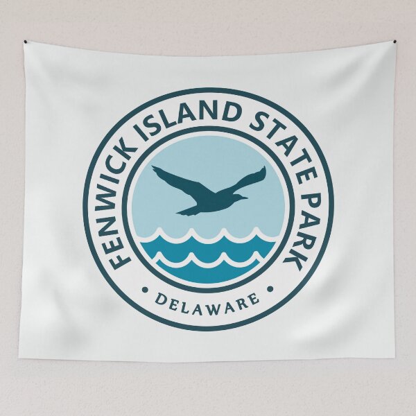 Item preview, Fenwick Island State Park Delaware Waves And Seagull designed and sold by bivenart.