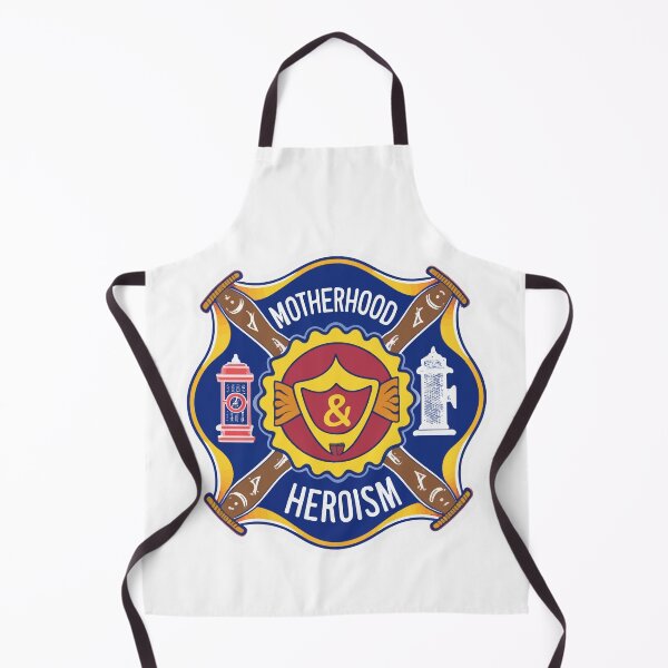 Item preview, Motherhood & Heroism Firefighter Shield designed and sold by NiftyWrx.