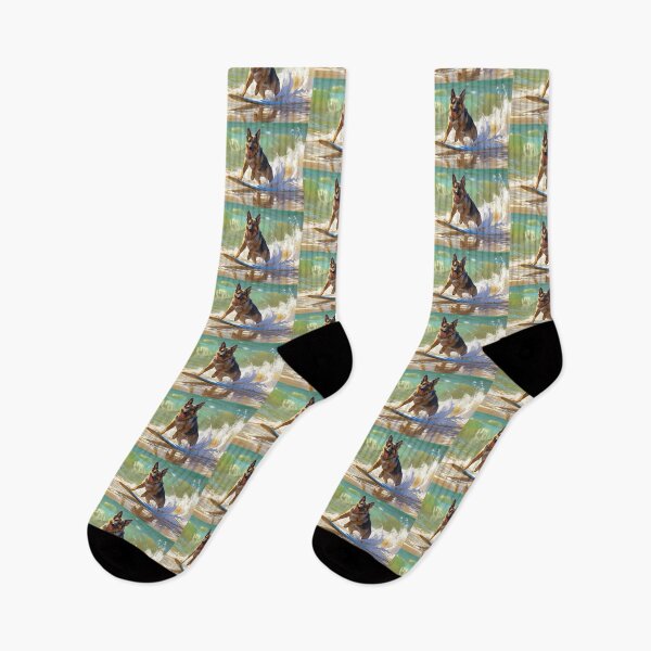 Item preview,  German Shepherd dog surfing designed and sold by Astralia.