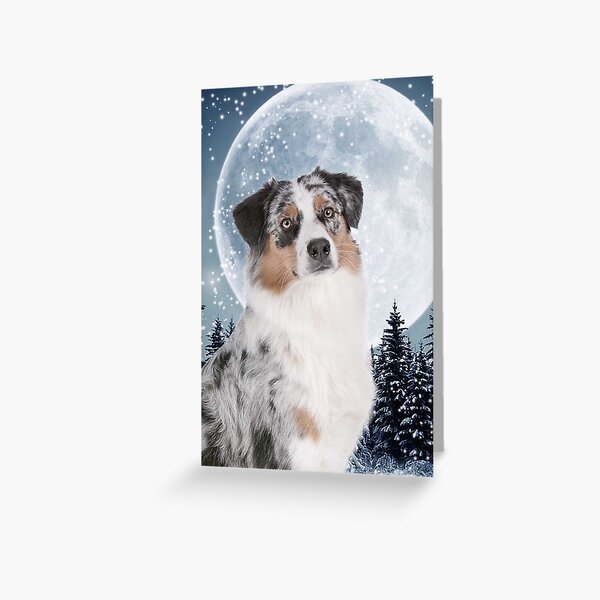 Item preview, Blue Merle Australian Shepherd designed and sold by DogLove.