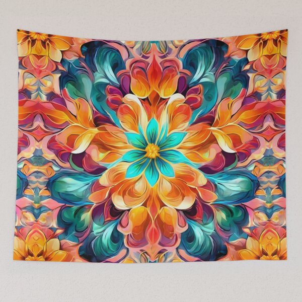 Item preview, stylized flower patterns in rosette designed and sold by janjacbu.