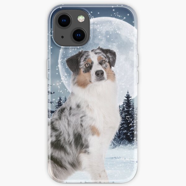 Blue Merle Australian Shepherd iPhone Soft Case