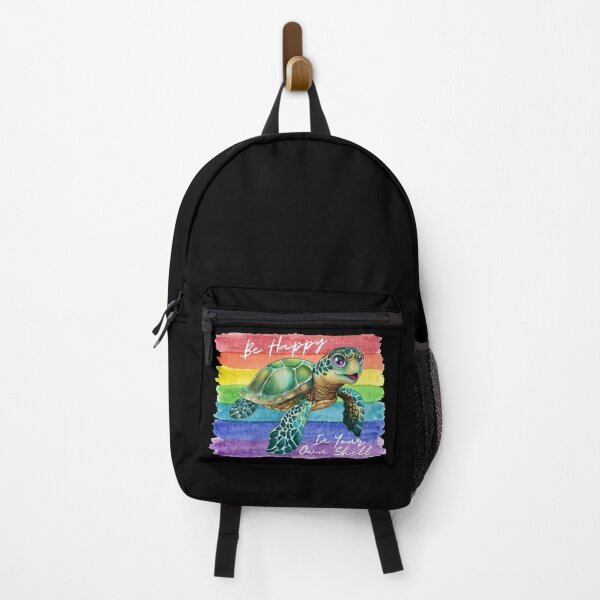 Item preview, Rainbow Turtle Be Happy In Your Own Shell designed and sold by SleepingFoxy.