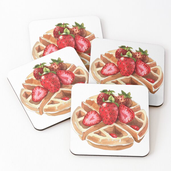 Item preview, Postres AmericanosWaffles De Fresa designed and sold by Mr-whiteBG.
