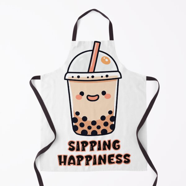 Item preview, Boba Sipping Happiness designed and sold by NosandEdgy.