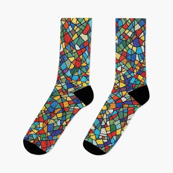 Item preview, Abstract Colorful Stained Glass Pattern designed and sold by calibrit.