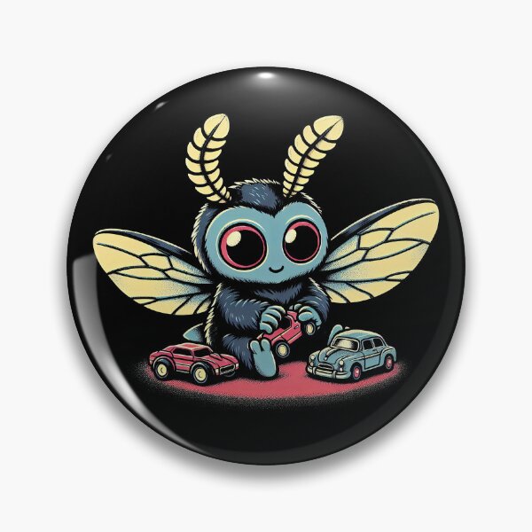 Artikelvorschau, Li'l Legends™: Mothman spielt mit Spielzeugautos entworfen und verkauft von FabledTees.