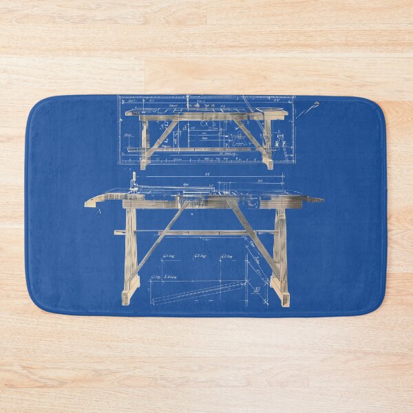 Item preview, Woodworker's Blueprint Art designed and sold by Obsidian Ink by Wilshire.