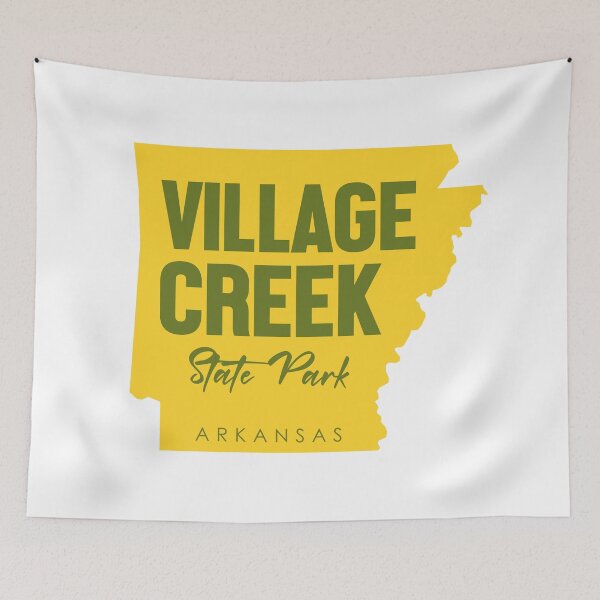 Item preview, Village Creek State Park Arkansas Map designed and sold by bivenart.