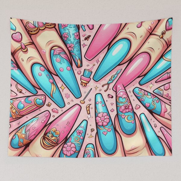 Item preview, Extra baddie nails pattern designed and sold by Thedigital91.