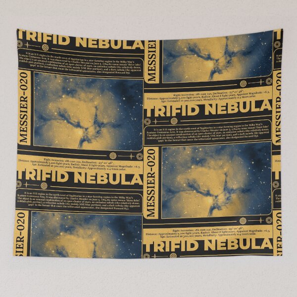 Item preview, Messier 020 Trifid Nebula designed and sold by LeoLabs.
