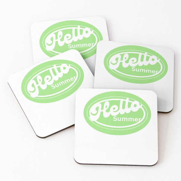 Aperçu de l'œuvre Hello Summer Green Graphic Retro T-shirt créée et vendue par ThinkNature!.