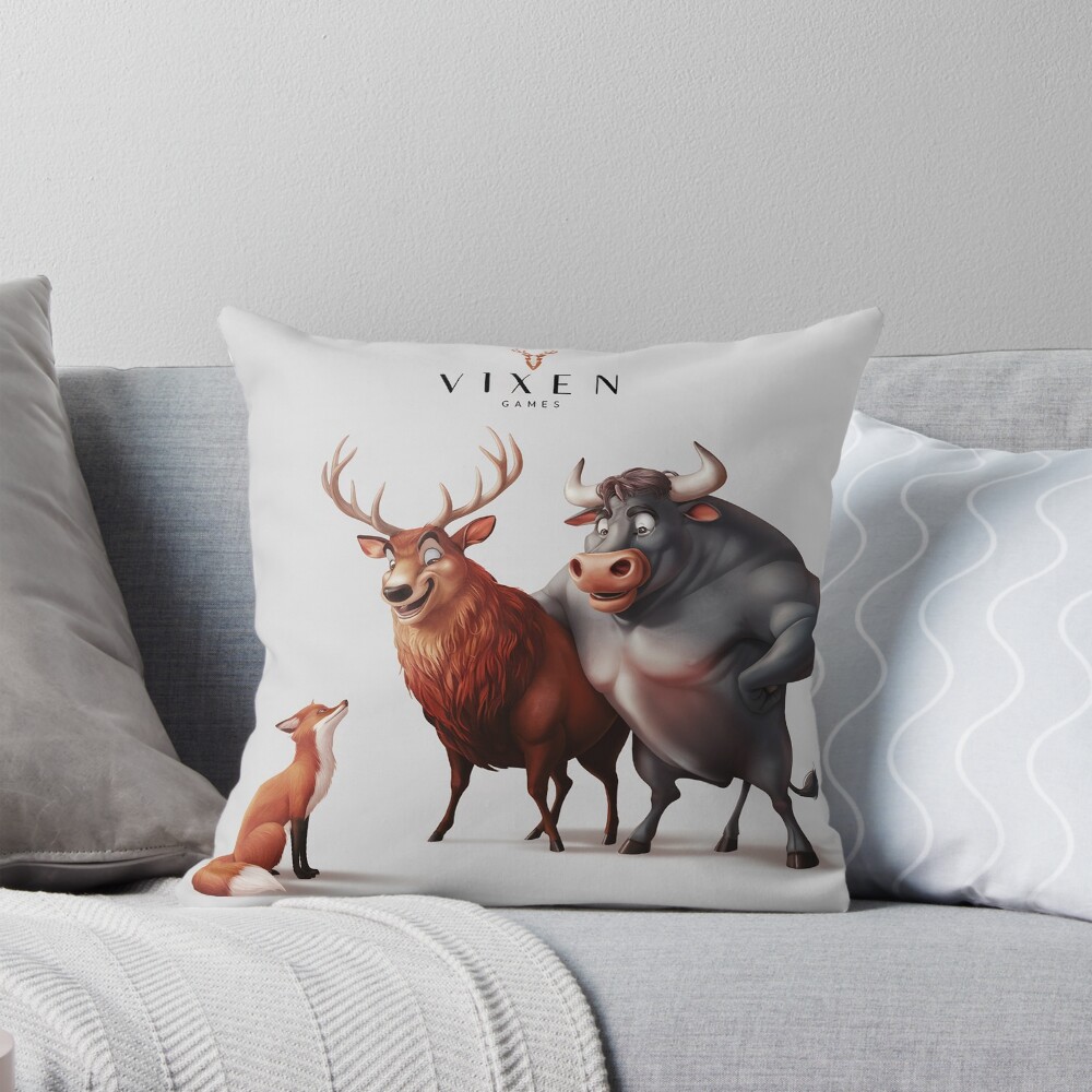 Item preview, Throw Pillow designed and sold by Vixen-Games.