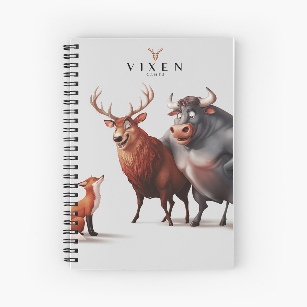 Item preview, Spiral Notebook designed and sold by Vixen-Games.