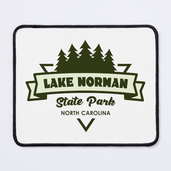 Item preview, Lake Norman State Park North Carolina Trees And Ribbon designed and sold by bivenart.