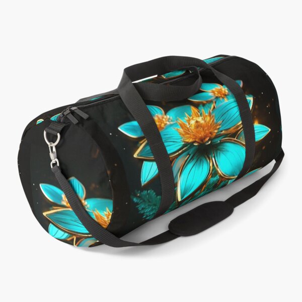 Item preview, green starry flowers edged with gold designed and sold by janjacbu.