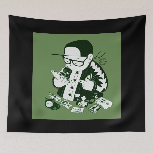 Item preview, Retro Gamer Geek II designed and sold by DinoPals.