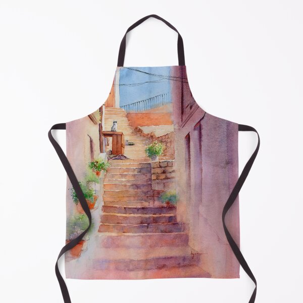 Item preview, Cats on Sunlit Alley Steps designed and sold by Anjuna Sainath.