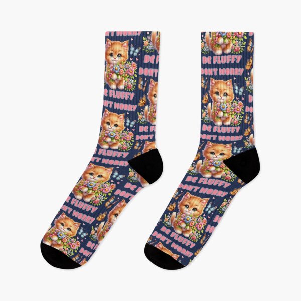 Item preview, Don't Worry Be Fluffy: Funny fluffy kitty cat humor. designed and sold by JoyOfHopeStore.