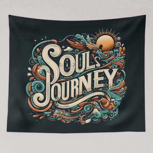 Item preview, Soul's Journey, typography designed and sold by maxmaj.