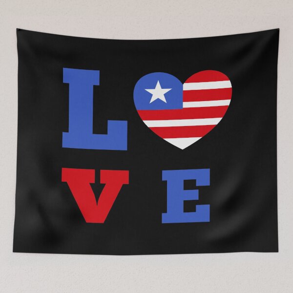 Item preview, Patriotic heart flag designed and sold by Josie37.