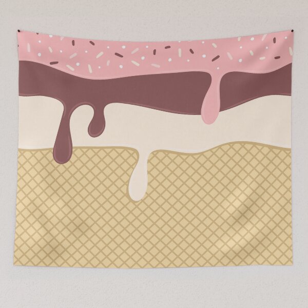 Item preview, Neopolitan Ice Cream Drips designed and sold by robyriker.