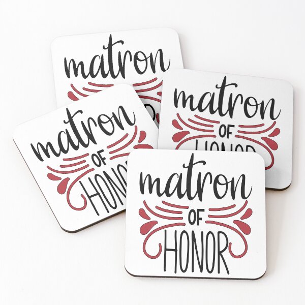 Item preview, MATRON OF HONOR designed and sold by Rejiboustarts.