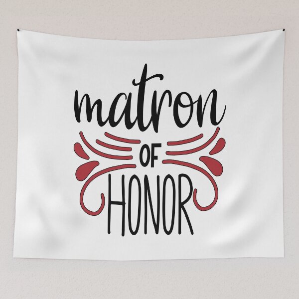 Item preview, MATRON OF HONOR designed and sold by Rejiboustarts.