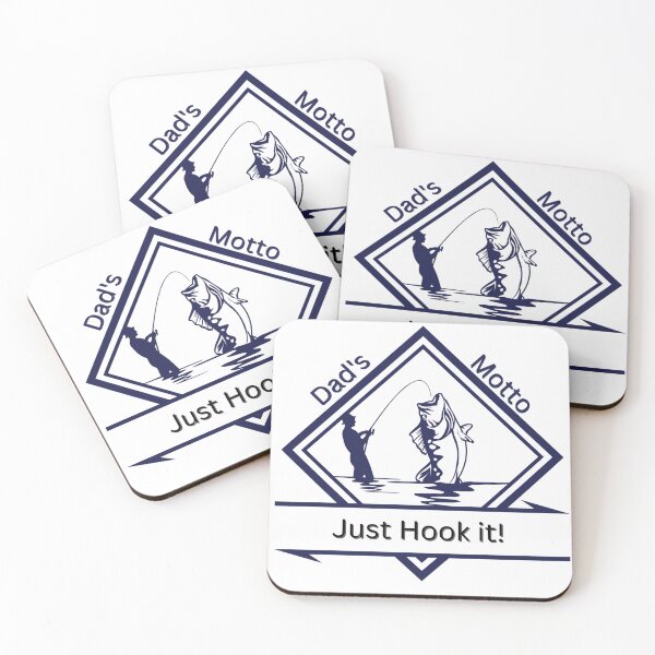 Item preview, Dad's Motto:Just Hook it! Fishing designed and sold by SallybySallyAnn.