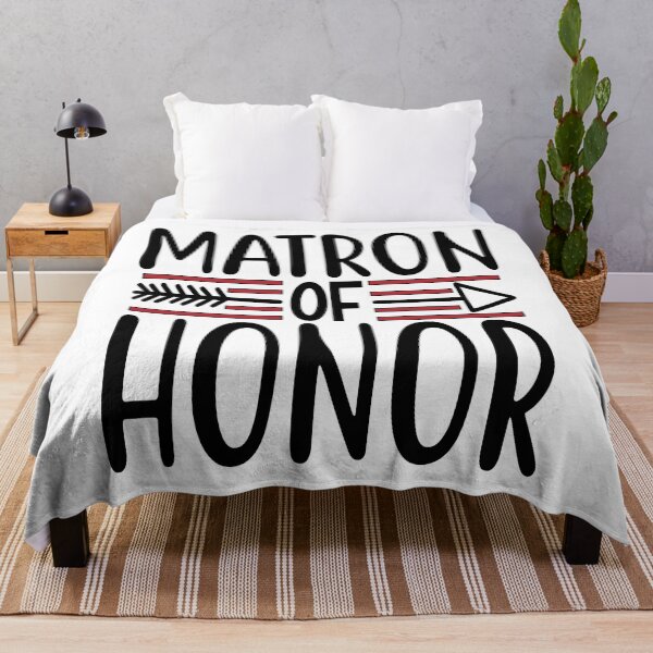 Item preview, MATRON OF HONOR, BLACK AN RED DESIGN designed and sold by Rejiboustarts.