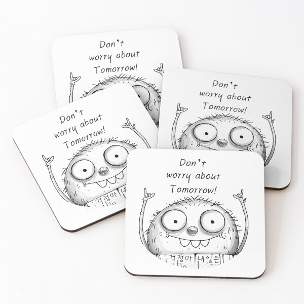 Item preview, Optimistic Monster: Don't Worry About Tomorrow designed and sold by EmpressKorea.