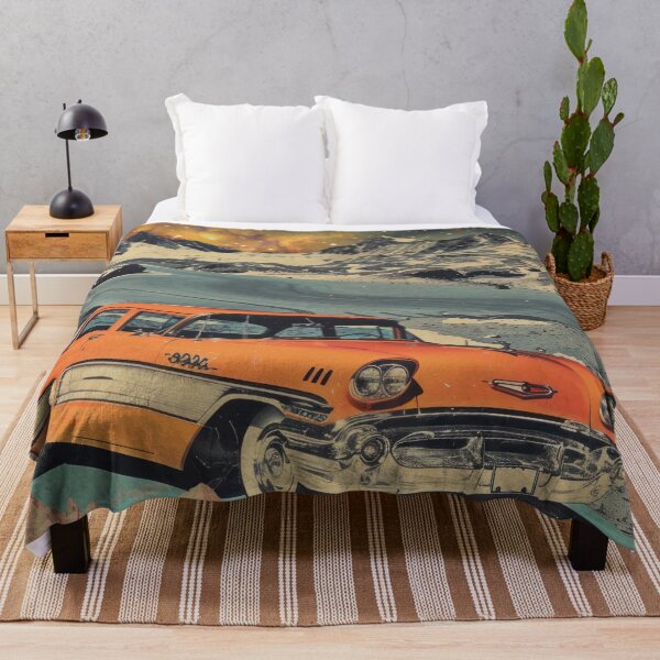 Item preview, Galaxy Car Travel Vintage Collage Surreal Art Print designed and sold by GulDesignCo.