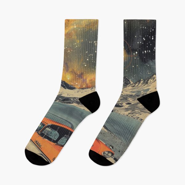 Item preview, Galaxy Car Travel Vintage Collage Surreal Art Print designed and sold by GulDesignCo.
