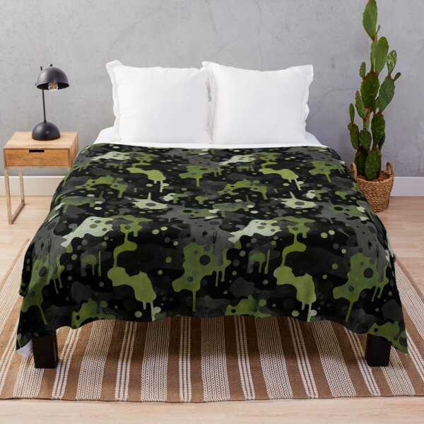 Item preview, Zombie Green Camo Pattern Scary Creepy Horror designed and sold by Eurokollektiv.