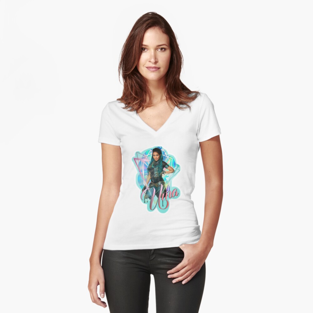 Vista previa del artículo con la obra «Camiseta entallada de cuello en V», diseñado y vendido por Arte-Enchanted.