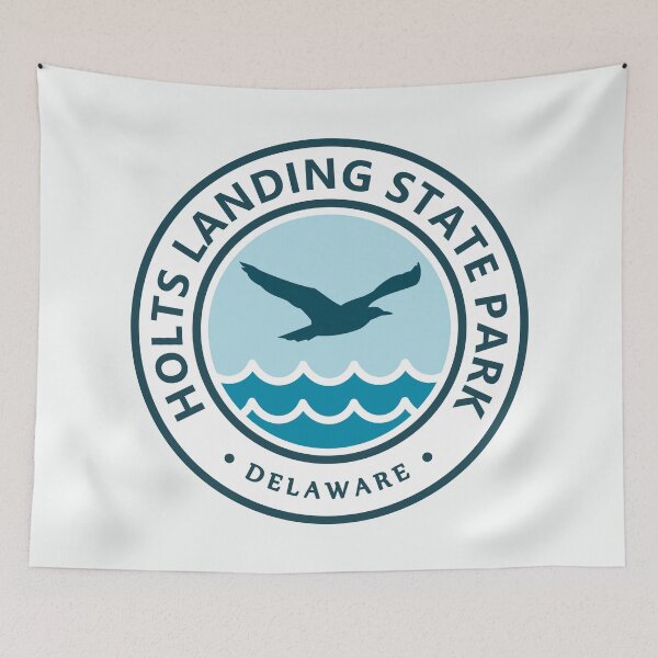 Item preview, Holts Landing State Park Delaware Waves And Seagull designed and sold by bivenart.