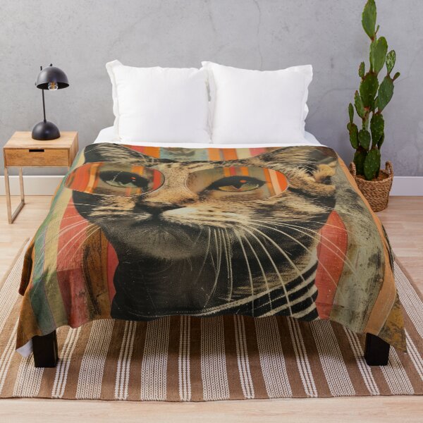 Item preview, Anthropomorphic Cat Vintage Collage Art Print designed and sold by GulDesignCo.
