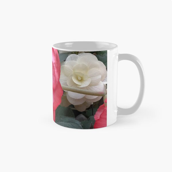 Item preview, red tippped large begonis with 3 small begonias designed and sold by Pauline  Whitburn.